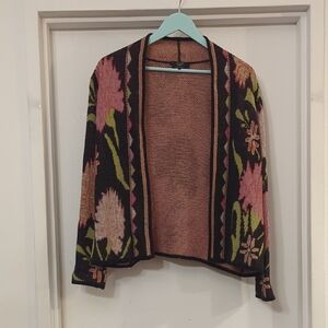 Weekend Max Mara Floral Wool Cashmere Cardigan S